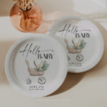 Assiettes En Carton Baby shower de poussette de bébé de Boho neutre po<br><div class="desc">La planification d'un baby shower peut être une expérience agréable, et en choisissant le thème de poussette Boho Baby neutre de Creative Union Designs peut simplifier le processus de planification de la fête tout en ajoutant une touche de charme. Le baby shower rustique peint à la main est orné d'une...</div>