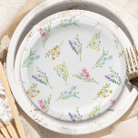 Assiettes En Carton Baby shower de prairie fleur sauvage<br><div class="desc">Plaques fleurs sauvages Meadow - parfait pour le baby shower fleur sauvage, douche nuptiale, fête d'anniversaire .. Le design présente de jolis poteaux de fleurs fleur sauvage d'aquarelle dans un motif éparpillé dans les tons bleu rose violet jaune et orange. Veuillez naviguer dans mon magasin pour les invitations assorties et...</div>