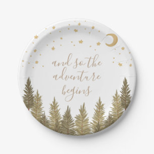 Assiettes En Carton Baby shower des bois