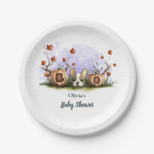Assiettes En Carton Baby shower d'Halloween Chien-Chien-Chien Mignonne