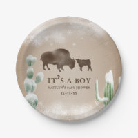 Baby shower d'hiver de Buffalo Desert Snow Cactus