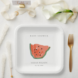 Assiettes En Carton Baby shower Fruit Fruit Fruit Fruit Fruit Fabriqu