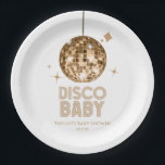 Assiettes En Carton Baby shower Gold Disco Ball "Disco Baby"<br><div class="desc">Ce sont des plaquettes en papier Baby shower "Disco Baby" Gold Disco Ball !</div>