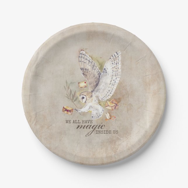 Assiettes En Carton Baby shower magique ou anniversaire (Devant)