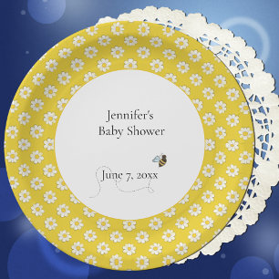 Assiettes En Carton Baby Shower Maman-devenue 