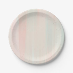 Assiettes En Carton Baby shower minimaliste de lapin et de papillons