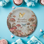Assiettes En Carton Baby shower naturel des champignons papillons<br><div class="desc">Présentez nos plaques de papier Baby shower de champignons papillons Woodland Nature! Élevez votre baby shower à thème boisé avec nos plaques de papier Papier Papier à Baby shower naturel de champignons papillons Woodland. Ces charmantes assiettes sont décorées dans un style délicieux, inspiré de la forêt enchanteresse, ornées de papillons...</div>