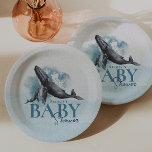 Assiettes En Carton Baby shower océanique russe moderne<br><div class="desc">Présentant nos assiettes en papier baby shower océanique rustique moderne, un design captivant qui allie magnifiquement les éléments tropicaux au charme minimaliste. Cette invitation unique capte l'essence d'un thème sous-marin, avec des tons d'aquarelle apaisants de bleu et gris avec des créatures marines. Son style décontracté mais sophistiqué séduit ceux qui...</div>