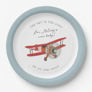 Assiettes En Carton Baby Shower Petit Aviateur