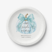 Baby Shower Petite Citrouille Bleue Coquette