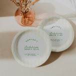 Assiettes En Carton Bachelorette moderne Vintage verte et jaune<br><div class="desc">Ces assiettes allient sans effort charme vintage et modernité. Conçues à la fois pour la pratique et l'esthétique,  ces assiettes ajoutent un élément ludique et dynamique à votre fête de bachelorette. Parfait pour servir des snacks ou des desserts,  ils apportent une touche intemporelle à votre célébration.</div>