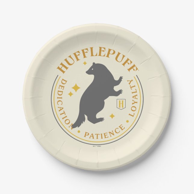 Assiettes En Carton Badger House Badger House Badger Badger Badge Badd (Devant)