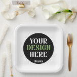 Assiettes En Carton baiser personnalisé, unique, élégant et minimalist<br><div class="desc">Ce design est accessible à tous. N'hésitez pas à customiser le logo,  les images,  le texte et les couleurs selon vos préférences. Merci beaucoup.</div>