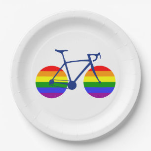 Assiettes En Carton Balade En Vélo Pride