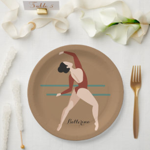 Assiettes En Carton Ballerina personnalisée