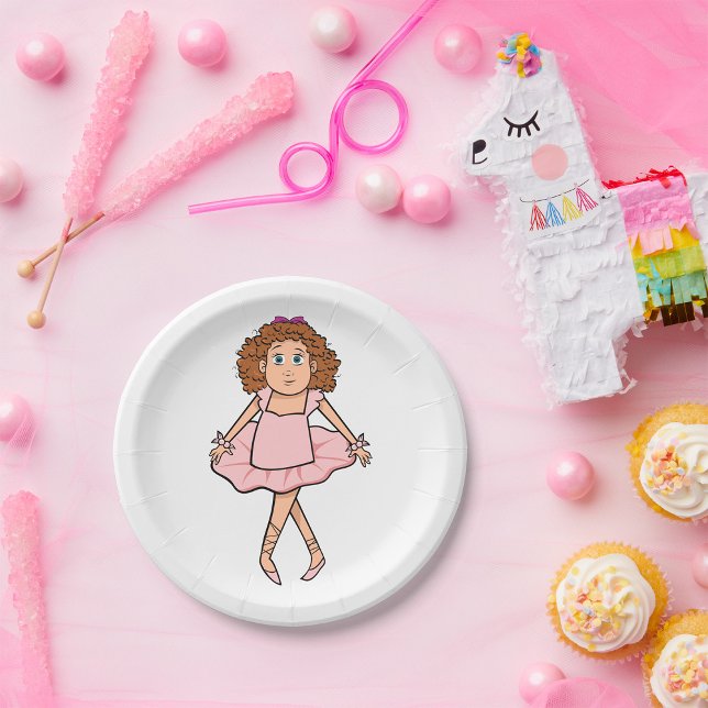 Assiettes En Carton Ballerine (Créateur téléchargé)