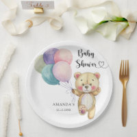 Ballons en forme d'ours en peluche - Baby Shower