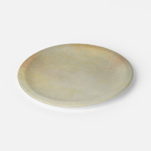 Assiettes En Carton Balnéaire avec coucher de soleil Orange