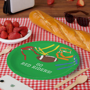 Assiettes En Carton Banquet de la fin de la saison