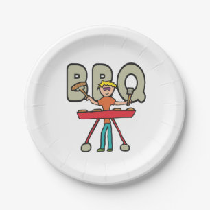 Assiettes En Carton Barbecue Grillmaster BBQ