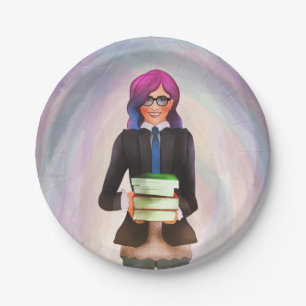 Assiettes En Carton Basculement de livres