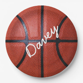 Assiettes En Carton Basket-ball personnalisé