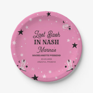 Assiettes En Carton Bassin rose Dernier à Nash Nashville Bachelorette