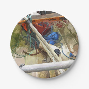 ASSIETTES EN CARTON BATEAUX