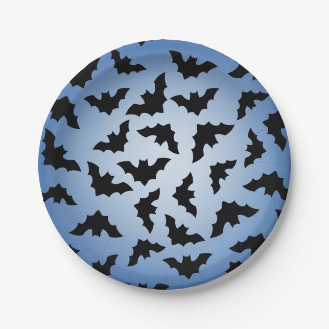 Assiettes En Carton Bats (Devant)