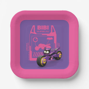 Assiettes En Carton Batwheel™ Bibi - Le cycle Batgirl