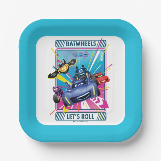 Assiettes En Carton Batwheel™ - Roulons (Recto)