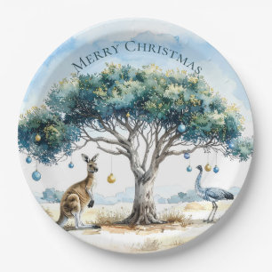 Assiettes En Carton Baubles de Noël de Kangourou et Ému Gumtree