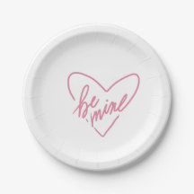 BE MINE PLATE