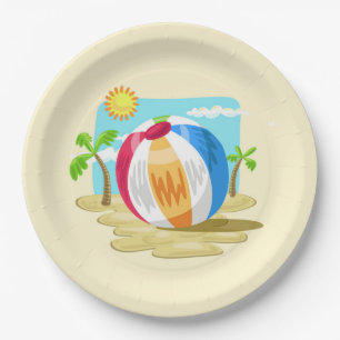 Assiettes En Carton Beachball