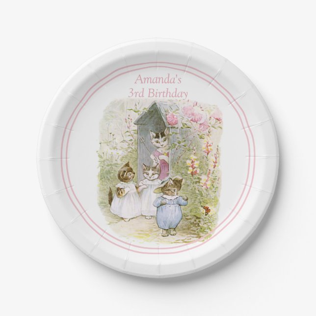 Assiettes En Carton Beatrix Potter Girls Anniversaire Party (Devant)