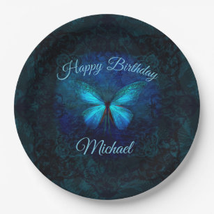 Assiettes Anniversaire Papillon De Zazzle Fr Assiettes Anniversaire Papillon De Zazzle Fr