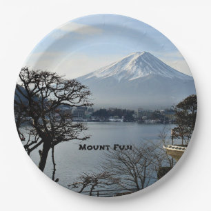 Assiettes En Carton Beau Mont Fuji, Japon