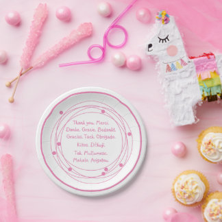 Assiettes En Carton beaucoup de remerciements