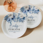 Assiettes En Carton Bébé En Fleur Dusty Blue Floral Baby shower<br><div class="desc">C'est un bébé en fleurs Dusty Blue Floral Plaques de papier Baby shower de fleurs bleues!</div>