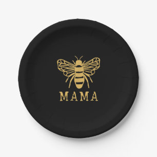Assiettes En Carton Bee Mama Cadeau Maman Cadeau à l'aile mignonn