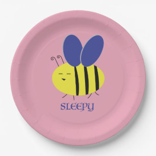 Assiettes En Carton Bee Sleepy