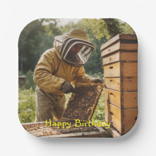 Assiettes En Carton Beekeeper et Behive