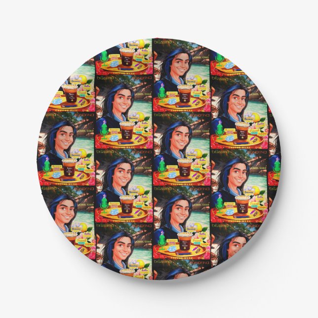 Assiettes En Carton Belissima. (Devant)