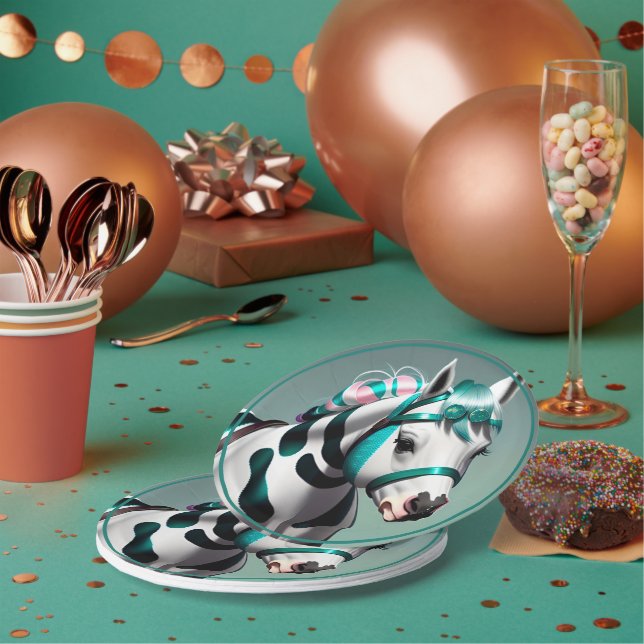 Assiettes En Carton Belle 3D Spirit Pony 7 (Multi)