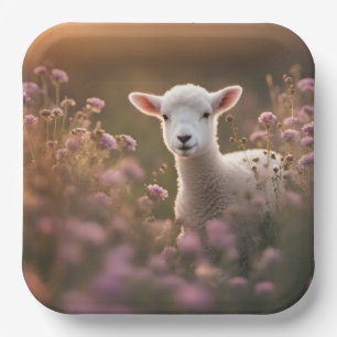 Assiettes En Carton Belle Agneau