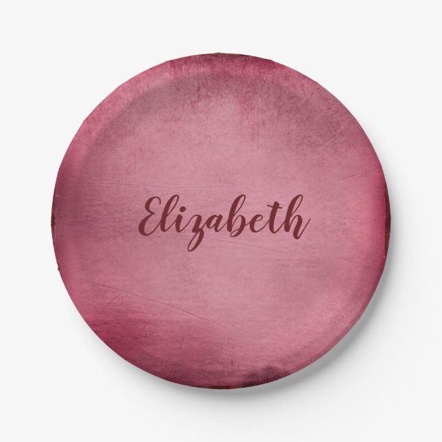 Assiettes En Carton Belle Bourgogne (Devant)