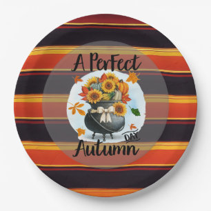 Assiettes En Carton Belle collection d'automne moderne Thanksgiving