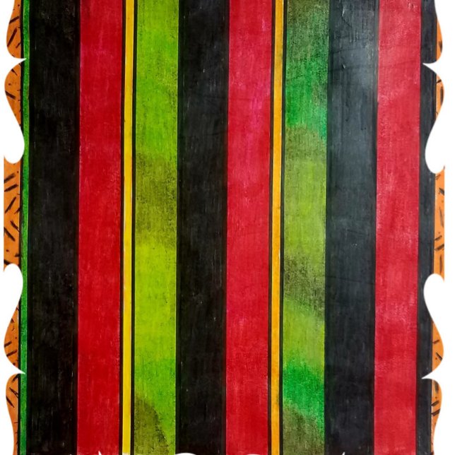 Assiettes En Carton Belles plaques de papier Carré Afrique (Créateur téléchargé)