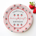 Assiettes En Carton Berry Premier anniversaire 1er anniversaire Fête d<br><div class="desc">Berry Premier anniversaire 1er anniversaire Fraise Plaques papier</div>
