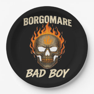 Assiettes En Carton Bgm Mauvais - Squelette Mains Coeur